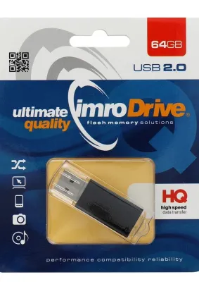 Pamięć Przenośna typu Pendrive Imro BLACK 64 GB