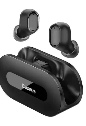 BASEUS słuchawki bezprzewodowe / bluetooth TWS True Wireless Bowie EZ10 czarne A00054300116-Z1