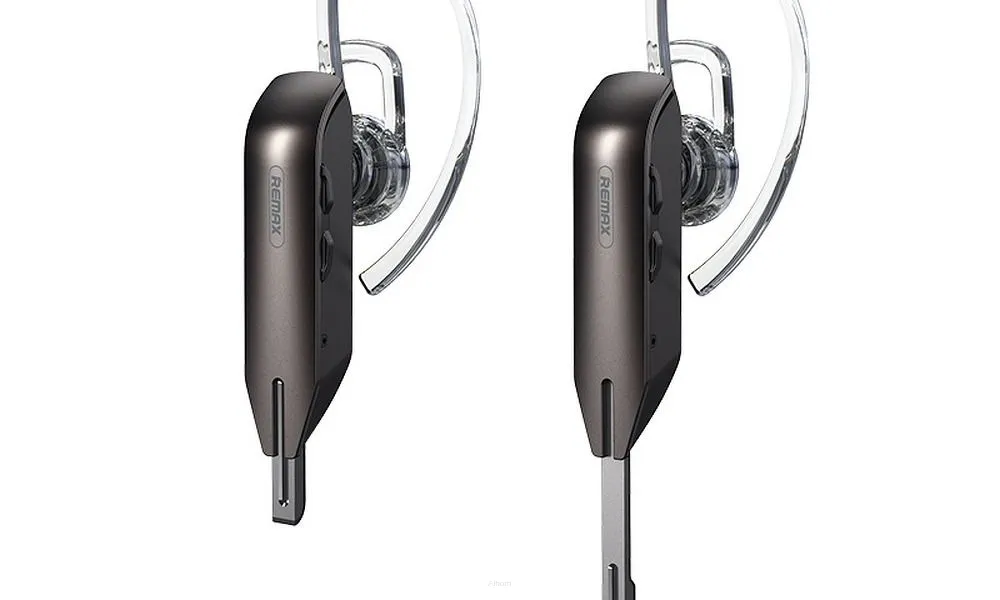 REMAX słuchawka bezprzewodowa / bluetooth METAL z redukcją szumów RB-T38 szary
