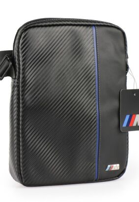 Torba na laptop / tablet / notebook 10"  BMW BMTB10CAPNBK Carbon / Blue Stripe