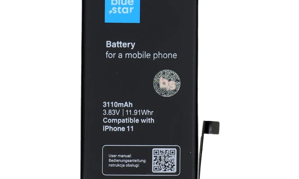Bateria do Iphone 11 3110 mAh  Blue Star HQ