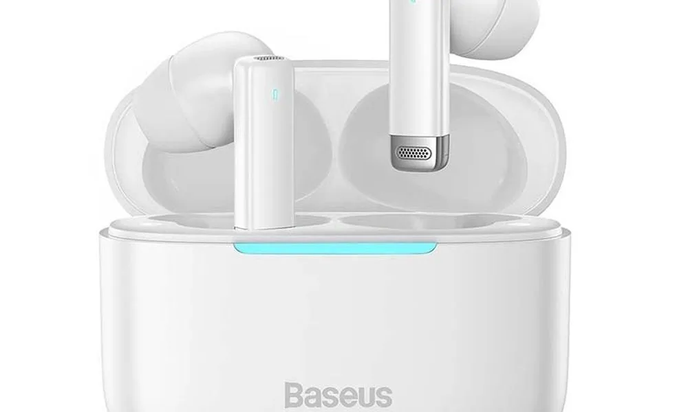 BASEUS słuchawki bezprzewodowe / bluetooth TWS Bowie E9 białe NGTW120002