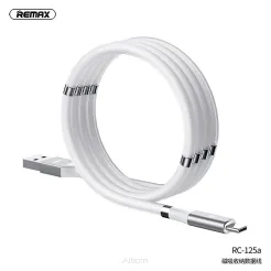 REMAX kabel USB - Typ C Magnetic-storing 2,1A RC-125a biały