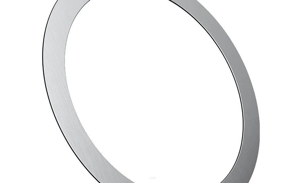 BASEUS blaszki uniwersalne / magnetic metal ring kompatybilny z MagSafe srebrny (2 sztuki) PCCH000012