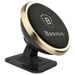 BASEUS uchwyt samochodowy do deski 360-degree Rotation Magnetic złoty SUGENT-NT0V / SUCX140015