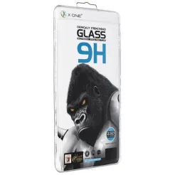 Szkło hartowane X-ONE Full Cover Extra Strong Crystal Clear - do iPhone 12 Pro Max (full glue) czarny