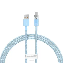 BASEUS kabel USB do Typ C Power Delivery Explorer 100W 1m niebieski CATS010403