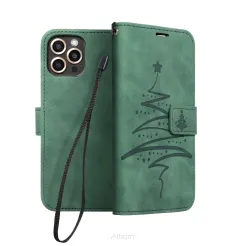 Kabura Forcell MEZZO Book do SAMSUNG Galaxy A32 LTE ( 4G ) choinka zielony