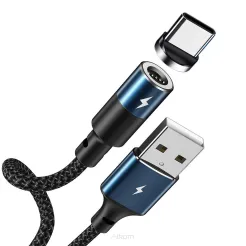 REMAX kabel USB - Typ C magnetyczny ZIGIE 3A RC-102a czarny