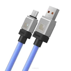BASEUS kabel USB do Typ C CoolPlay Power Delivery 100W 1m niebieski CAKW000603