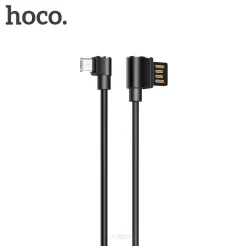HOCO kabel USB do Micro kąt 90 stopni Long roam U37 1,2 metr czarny.