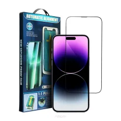 5D Full Glue Tempered Glass - do iPhone 12 Pro Max czarny + aplikator