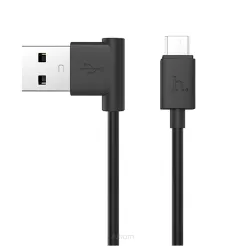 HOCO kabel USB do Micro kąt 90 stopni UPM10 1 metr czarny.