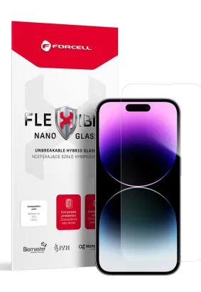 Forcell Flexible Nano Glass - szkło hybrydowe do iPhone 14 Pro