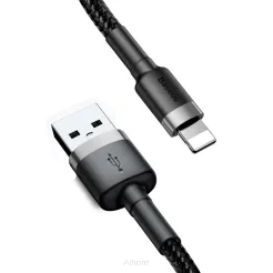 BASEUS kabel USB Cafule Micro 2,4A 0,5 metr szaro-czarny CAMKLF-A91