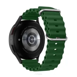 FORCELL F-DESIGN FS01 pasek / opaska do Samsung Watch 22mm zielony