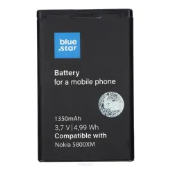 Bateria do Nokia 5800 XM/C3-00/N900/X6/5230/Lumia 520/525 1350 mAh Li-Ion Blue Star PREMIUM