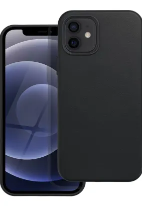 Leather Mag Cover do IPHONE 12 czarny