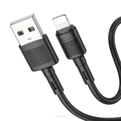 HOCO kabel USB A do Lightning 2,4A X83 1 m czarny