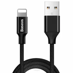 BASEUS kabel USB do Apple Lightning 8-pin 2A Yvien CALYW-A01 1,8m czarny