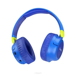 HOCO słuchawki bezprzewodowe / bluetooth nagłowe Adventure W43 niebieskie