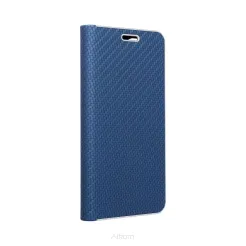 Kabura LUNA Book Carbon do SAMSUNG Note 20 Plus niebieski