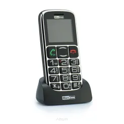 Telefon dla seniora Maxcom MM 462 BB Czarny  + stacja dokująca