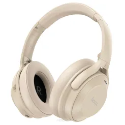 HOCO słuchawki bezprzewodowe / bluetooth nagłowe Sound Active Noise Reduction ANC W37 złote