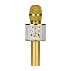 HOCO mikrofon multimedialny karaoke Cool Sound KTV BK3 złoty