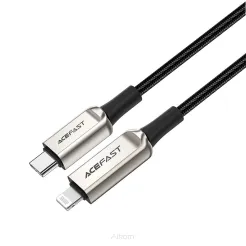 ACEFAST kabel Typ C do Lightning MFi 3A PD 30W LCD C6-01 1,2 m srebrny