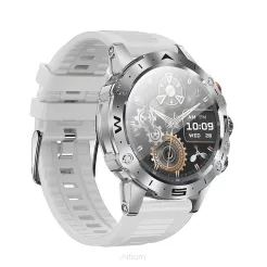HOCO smartwatch / inteligentny zegarek Y20 smart sport (możliwość połączeń z zegarka) srebrny