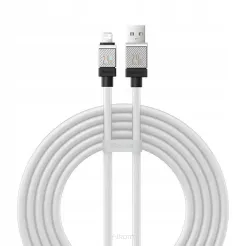 BASEUS kabel USB do Apple Lightning 8-pin CoolPlay 2,4A 2m biały CAKW000502