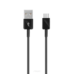 Oryginalny Kabel USB - SAMSUNG EP-DW700CBE (Galaxy S8/A3 2017/A5 2017) 1,5m USB typ C czarny bulk