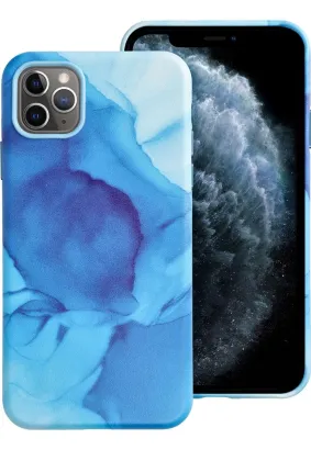 Leather Mag Cover do IPHONE 11 PRO MAX blue splash