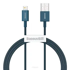 BASEUS kabel USB do Apple Lightning 8-pin 2,4A Superior Fast Charging CALYS-A03 1 metr niebieski
