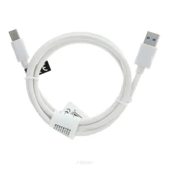 Kabel USB - Typ C 3.0 C393 1 metr 5A biały