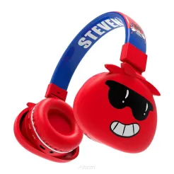 Słuchawki nagłowne bezprzewodowe / bluetooth JELLIE MONSTER Steven YLFS-09BT czerwone