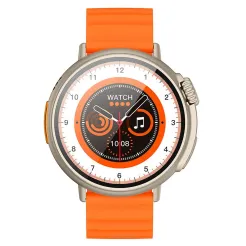 HOCO smartwatch / inteligentny zegarek Y18 smart sport (możliwość połączeń z zegarka) złoty