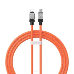BASEUS kabel Typ C do Apple Lightning 8-pin CoolPlay Fast Charging 20W 2m pomarańczowy CAKW000107