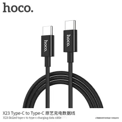 HOCO kabel Typ C do Typ C Skilled Power Delivery X23 czarny [EOL]