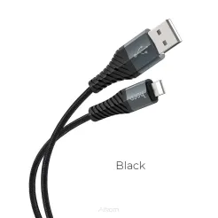 HOCO kabel USB A do Lightning 2,4A X38 1 m czarny