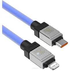 BASEUS kabel Typ C do Apple Lightning 8-pin CoolPlay Fast Charging 20W 2m niebieski CAKW000103