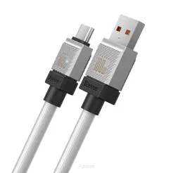 BASEUS kabel USB do Typ C CoolPlay Power Delivery 100W 1m biały CAKW000602