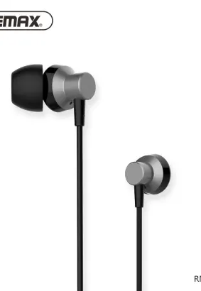 REMAX zestaw słuchawkowy / słuchawki RM-512 czarny