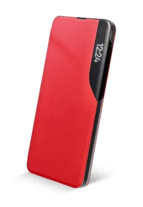 Kabura SMART VIEW MAGNET do SAMSUNG A72 LTE ( 4G ) czerwony