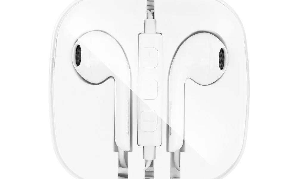 Zestaw słuchawkowy / słuchawki Stereo do Apple Iphone Jack 3,5mm NEW BOX biały HR-ME25