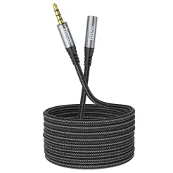 HOCO kabel AUX Audio Jack 3,5mm męski na żeński UPA20 2m czarny