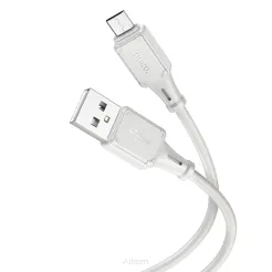 HOCO kabel USB do Micro 2,4A Assistant X101 szary (30szt/opakowanie)