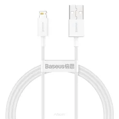 BASEUS kabel USB do Apple Lightning 8-pin 2,4A Superior Series Fast Charging CALYS-A02 1 metr biały