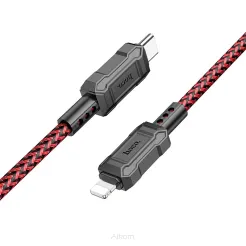 HOCO kabel Typ C do Lightning PD 2,4A 20W X94 1 m czerwony